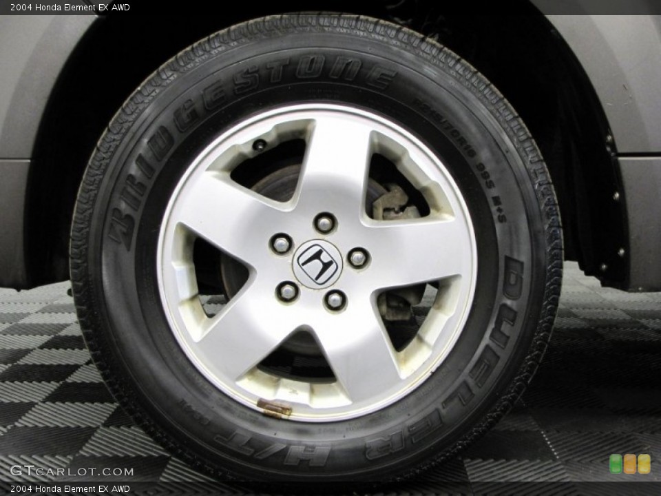 2004 Honda Element EX AWD Wheel and Tire Photo #76674750