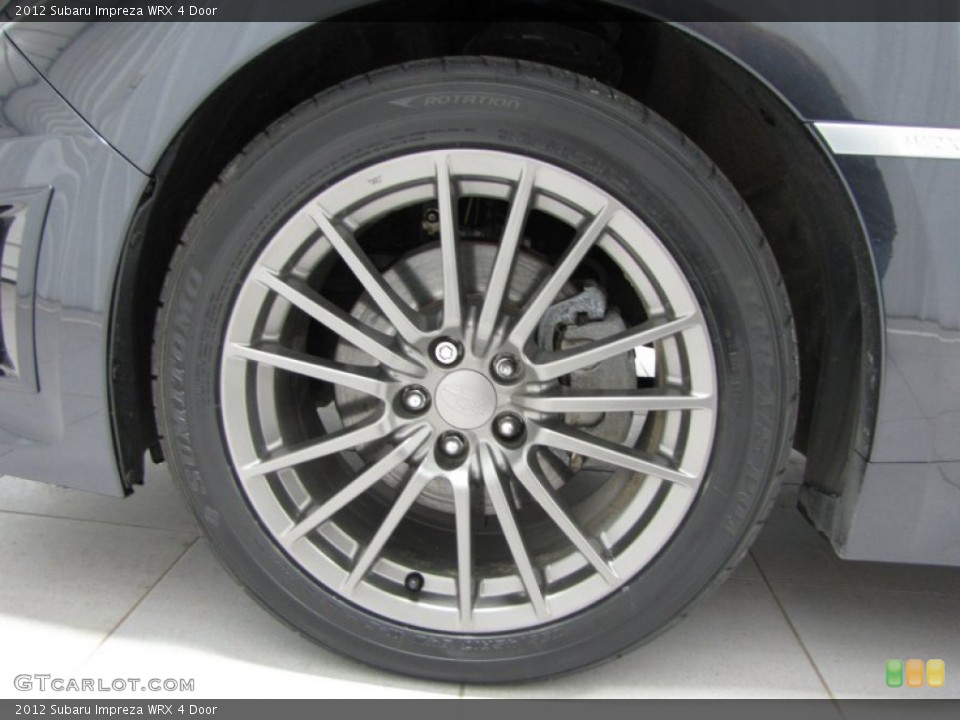 2012 Subaru Impreza WRX 4 Door Wheel and Tire Photo #76677206