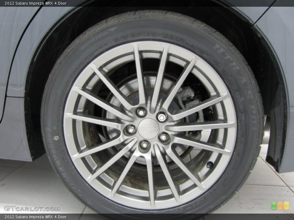 2012 Subaru Impreza WRX 4 Door Wheel and Tire Photo #76677219