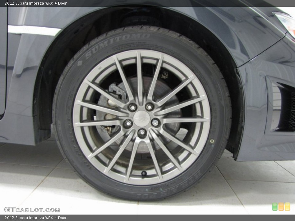 2012 Subaru Impreza WRX 4 Door Wheel and Tire Photo #76677235