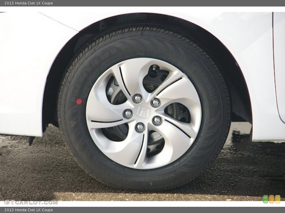 2013 Honda Civic LX Coupe Wheel and Tire Photo #76677315