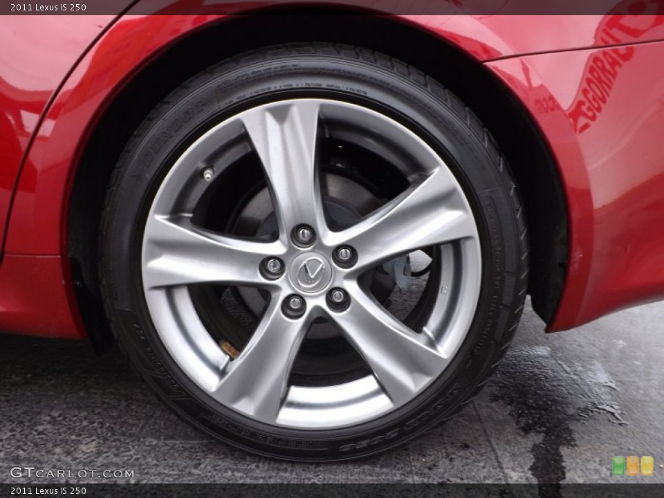 2011 Lexus IS 250 Wheel and Tire Photo #76679457