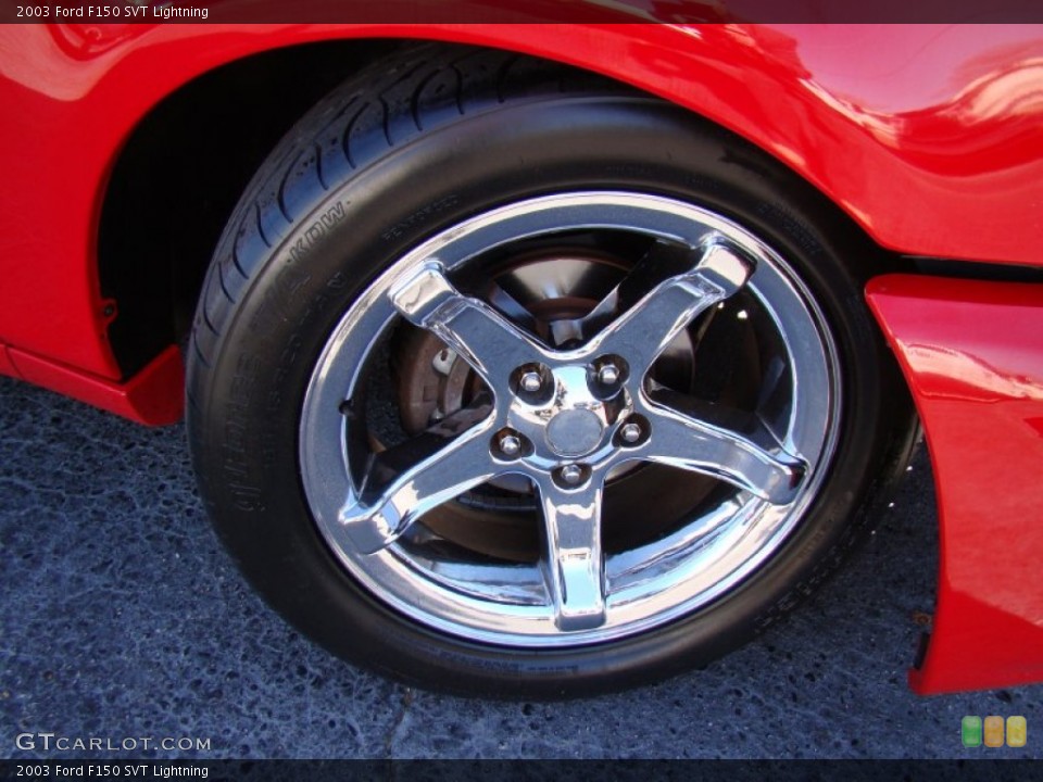 2003 Ford F150 SVT Lightning Wheel and Tire Photo #76680843