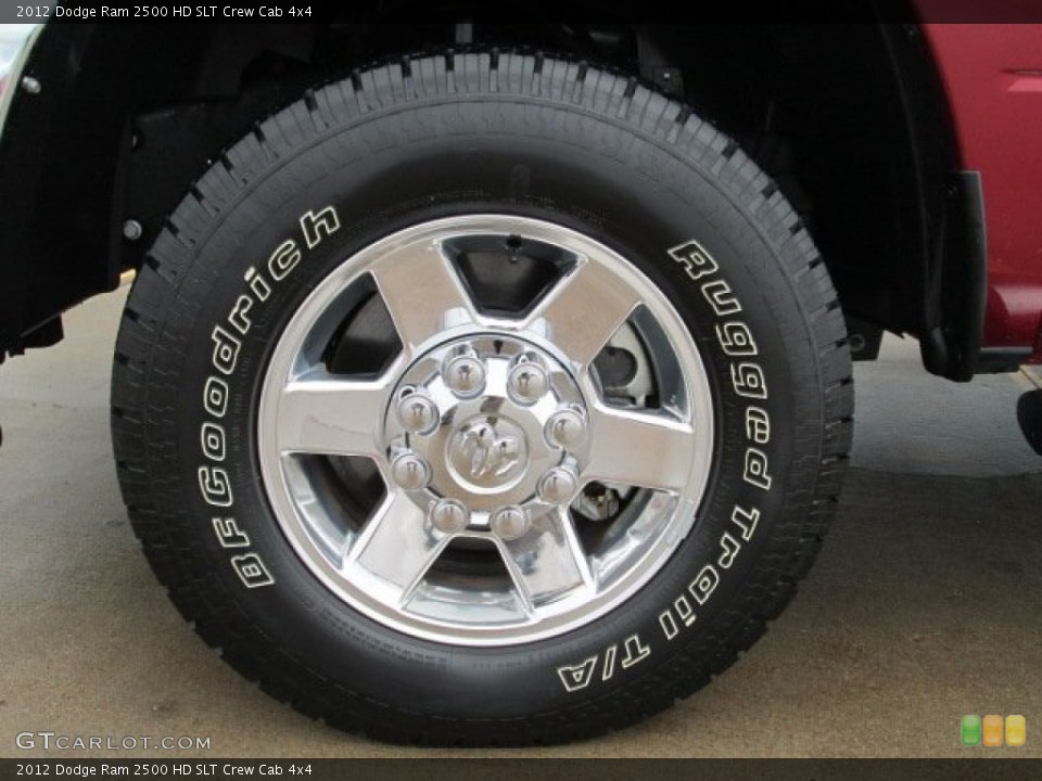 2012 Dodge Ram 2500 HD SLT Crew Cab 4x4 Wheel and Tire Photo #76687599