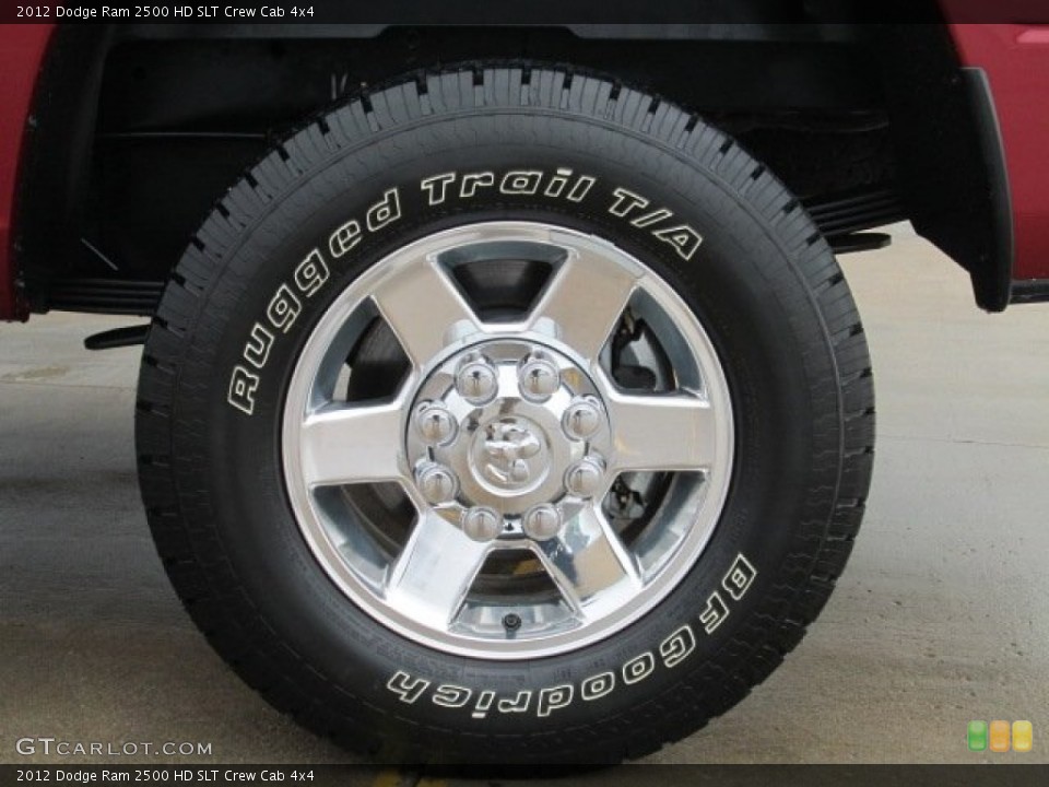 2012 Dodge Ram 2500 HD SLT Crew Cab 4x4 Wheel and Tire Photo #76687613