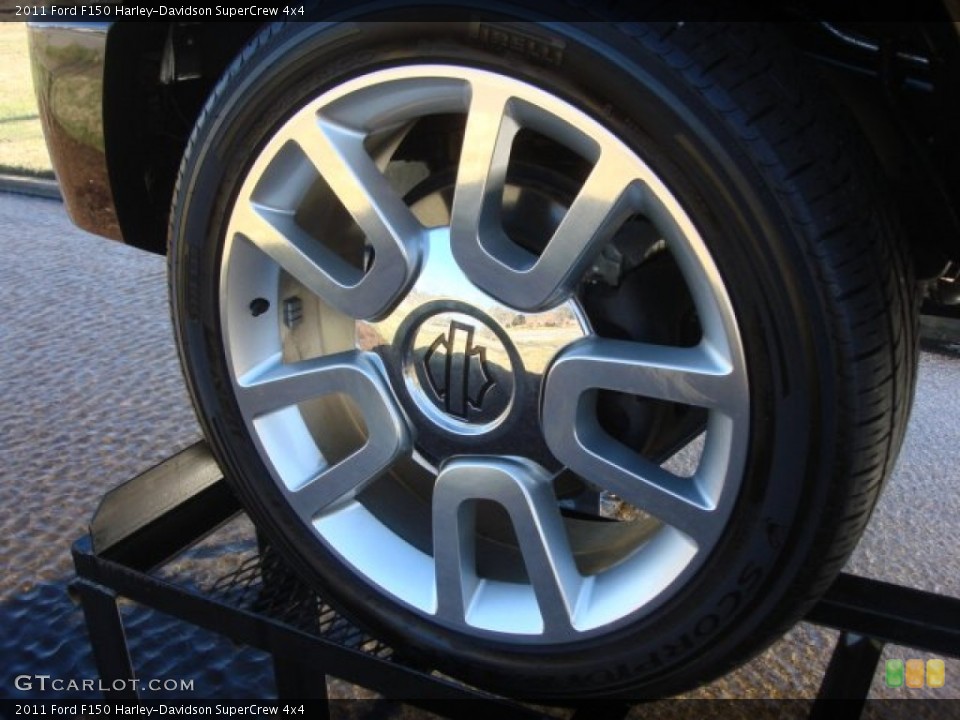 2011 Ford F150 Harley-Davidson SuperCrew 4x4 Wheel and Tire Photo #76704790