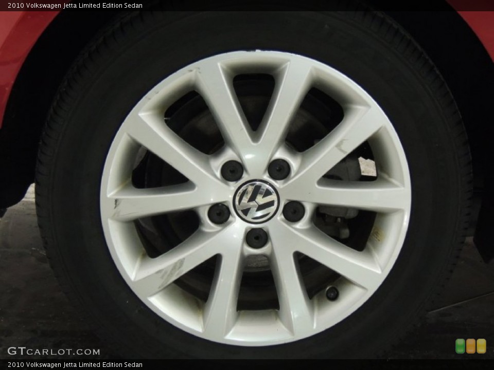 2010 Volkswagen Jetta Limited Edition Sedan Wheel and Tire Photo #76716403