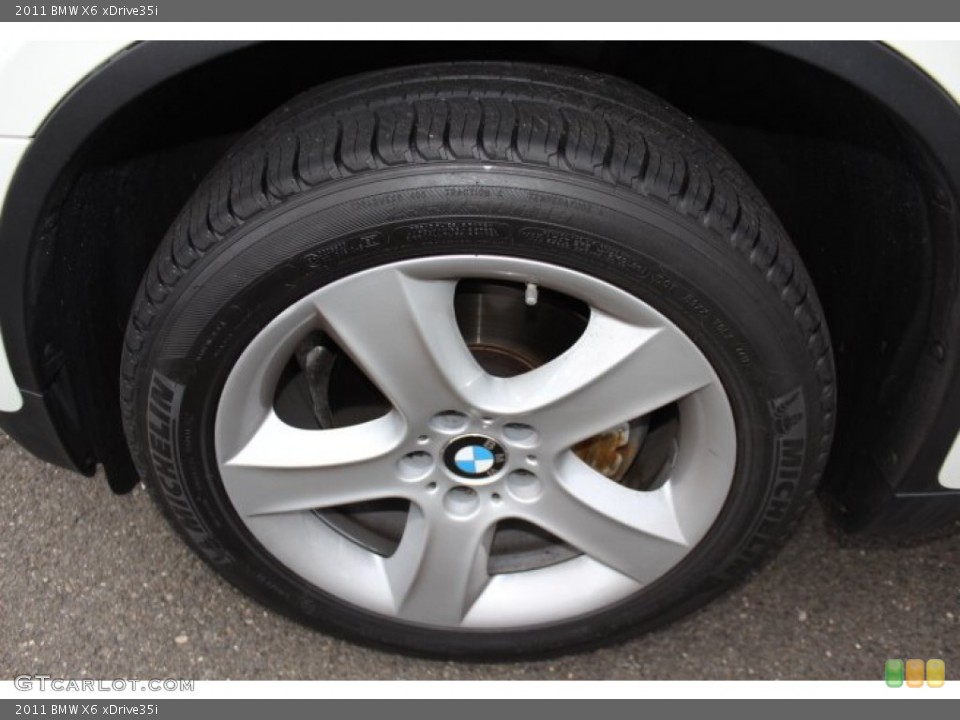 2011 BMW X6 xDrive35i Wheel and Tire Photo #76722615