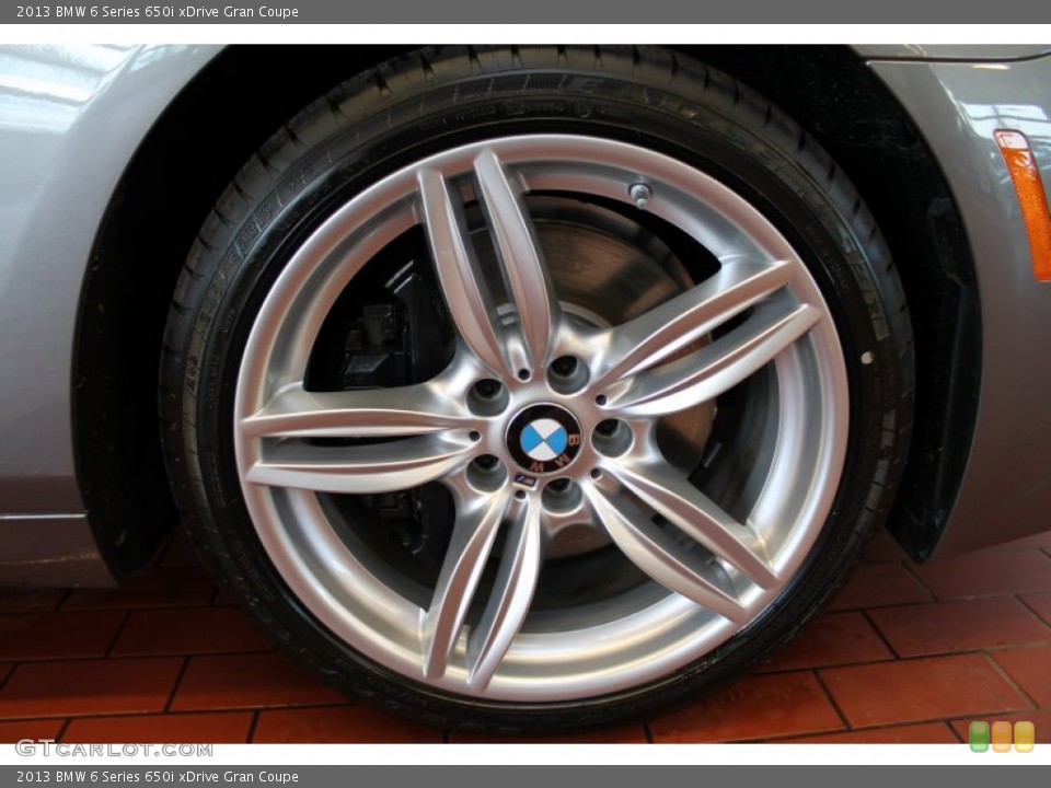 2013 BMW 6 Series 650i xDrive Gran Coupe Wheel and Tire Photo #76724497
