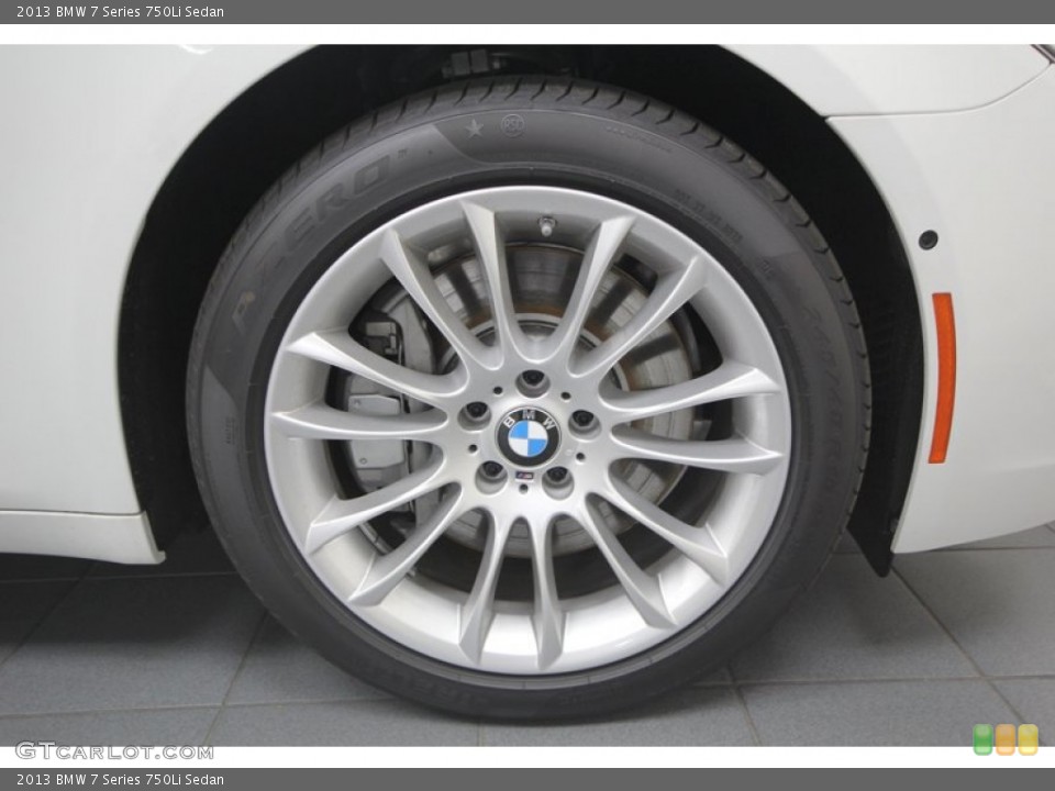 2013 BMW 7 Series 750Li Sedan Wheel and Tire Photo #76734166