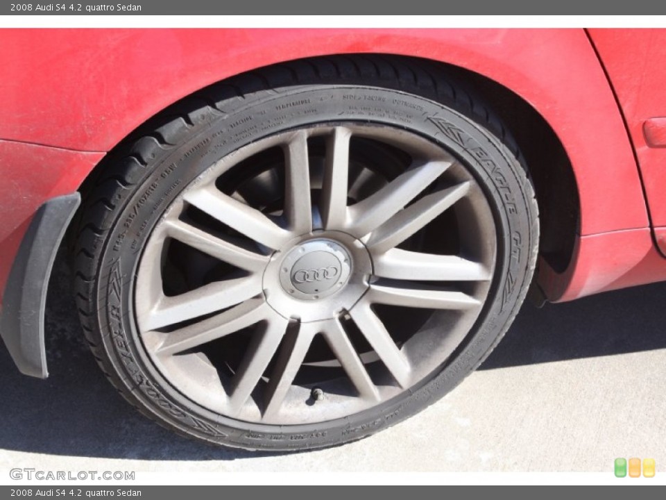 2008 Audi S4 4.2 quattro Sedan Wheel and Tire Photo #76735501