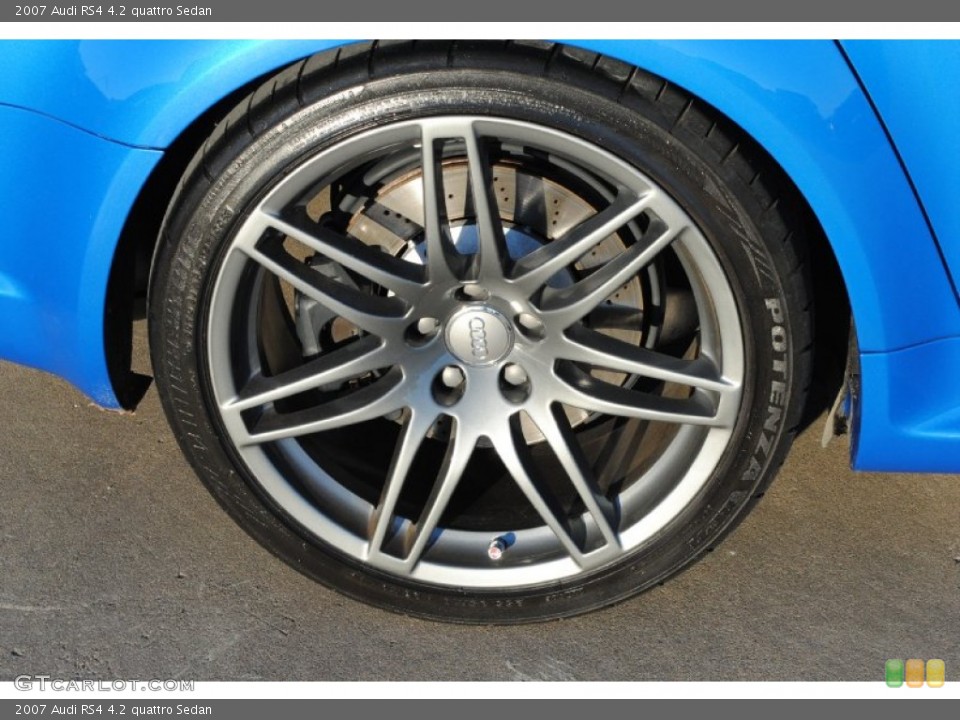 2007 Audi RS4 4.2 quattro Sedan Wheel and Tire Photo #76735954