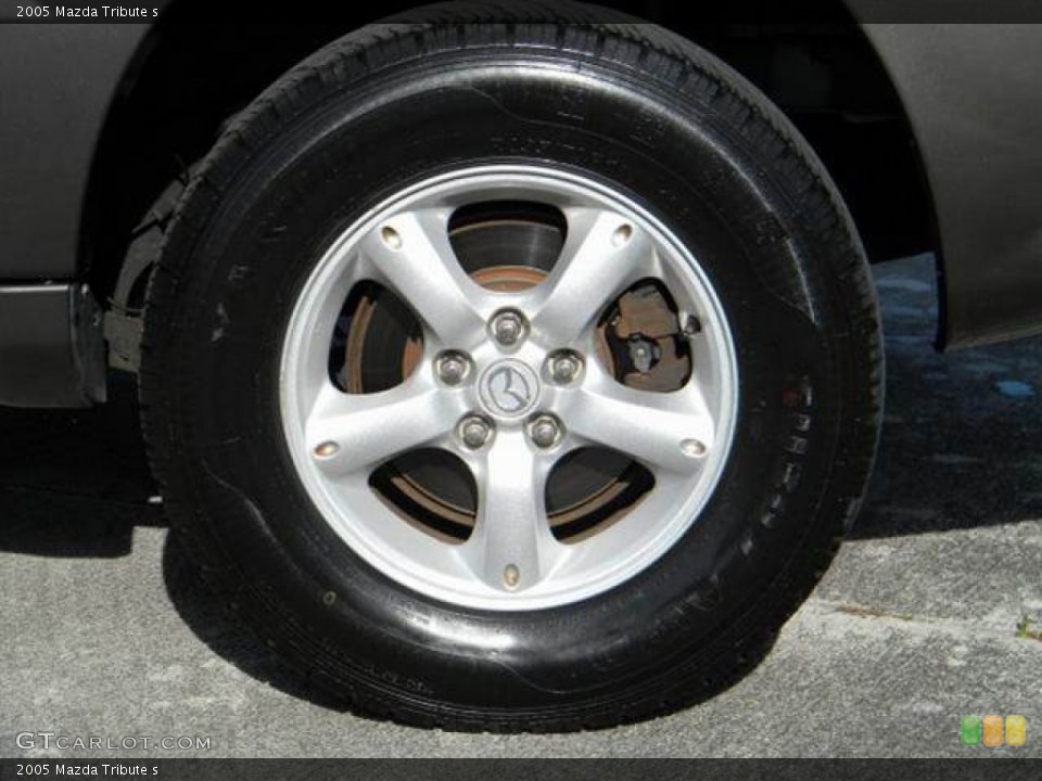 2005 Mazda Tribute s Wheel and Tire Photo #76742612