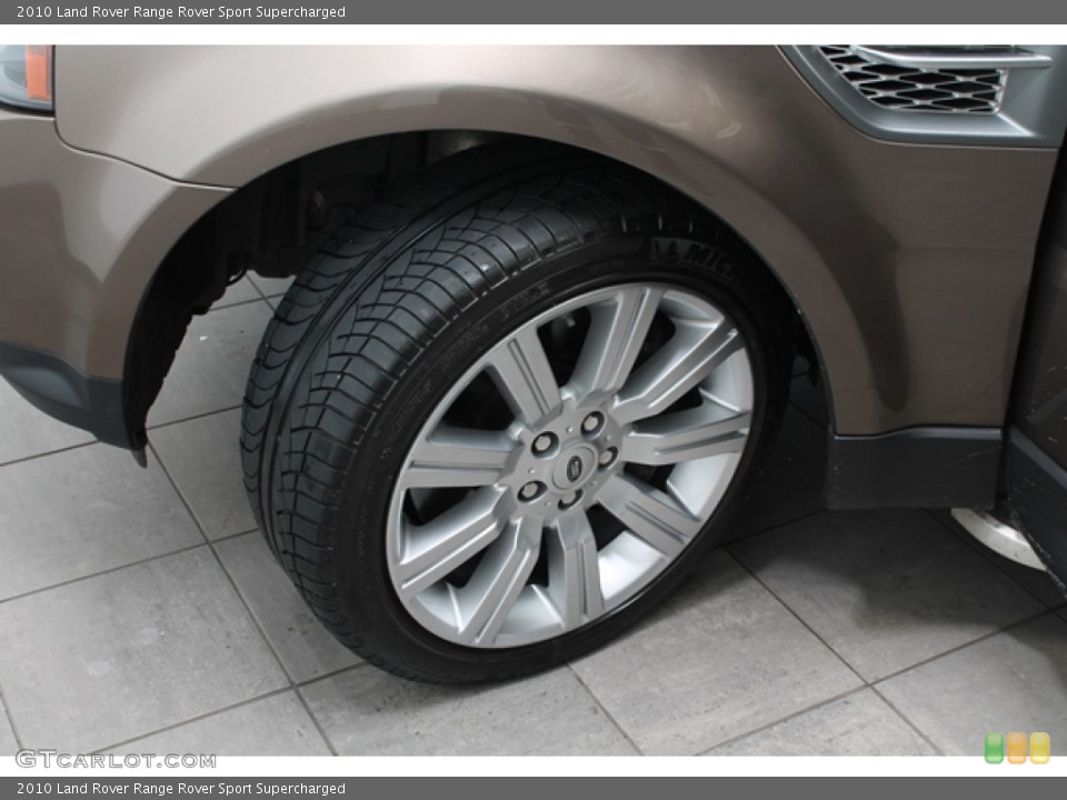 2010 Land Rover Range Rover Sport Supercharged Wheel and Tire Photo #76744094