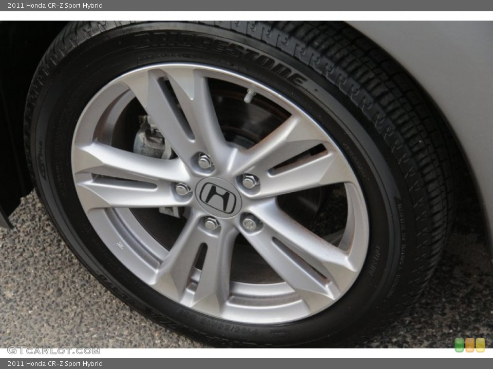 2011 Honda CR-Z Sport Hybrid Wheel and Tire Photo #76744442