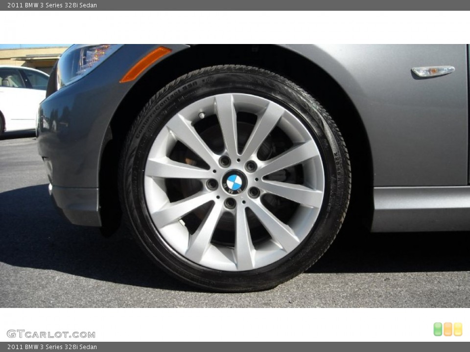 2011 BMW 3 Series 328i Sedan Wheel and Tire Photo #76746758