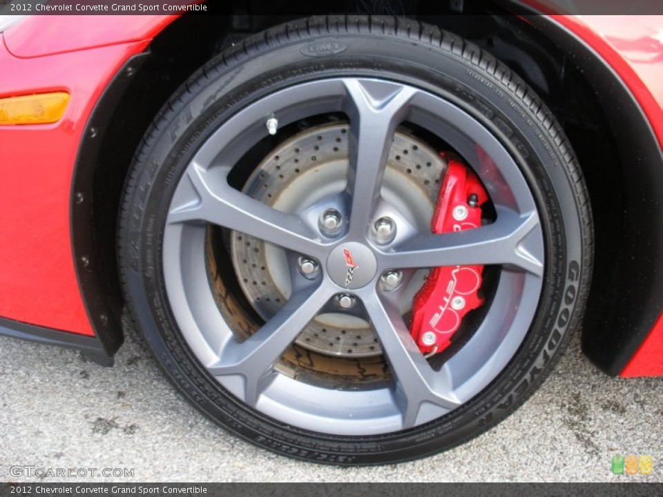 2012 Chevrolet Corvette Grand Sport Convertible Wheel and Tire Photo #76752440