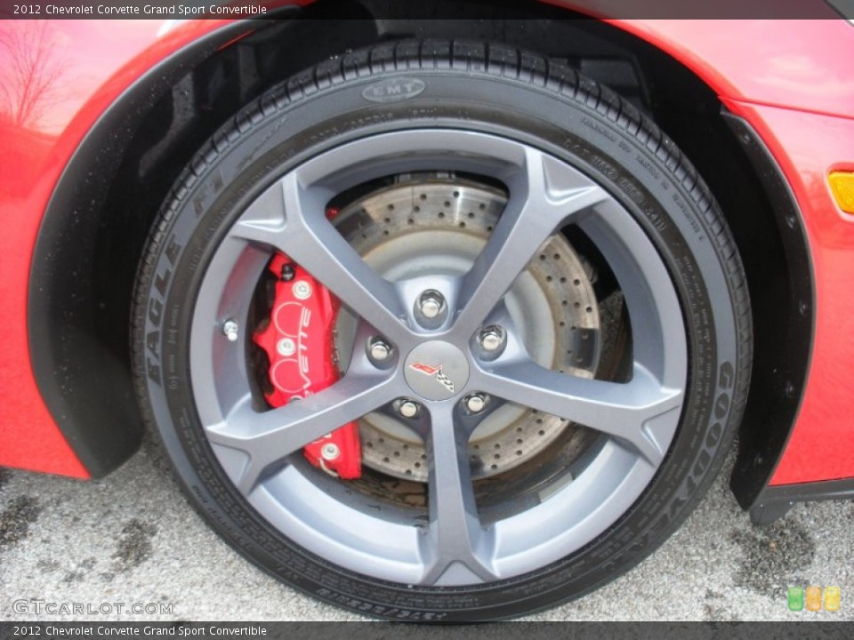 2012 Chevrolet Corvette Grand Sport Convertible Wheel and Tire Photo #76752488