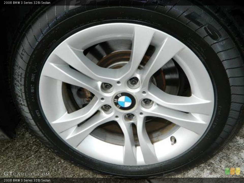 2008 BMW 3 Series 328i Sedan Wheel and Tire Photo #76756271