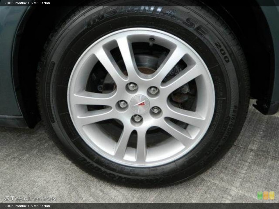 2006 Pontiac G6 V6 Sedan Wheel and Tire Photo #76765232