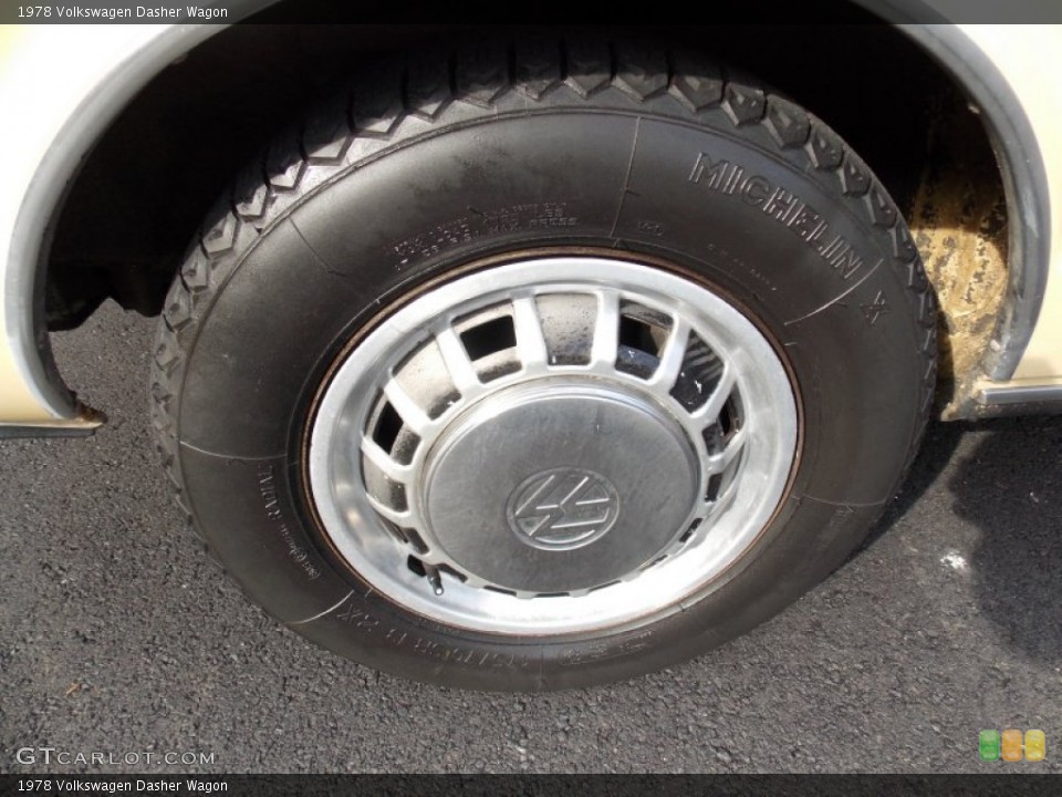 1978 Volkswagen Dasher Wagon Wheel and Tire Photo #76768495