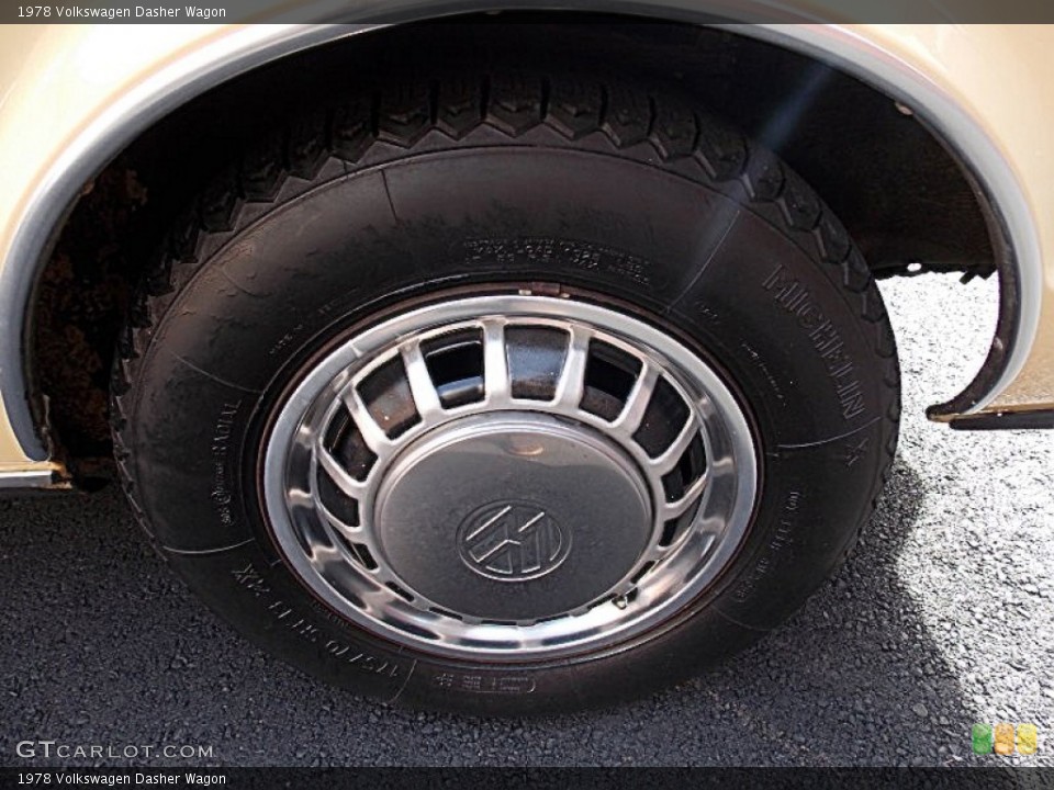 1978 Volkswagen Dasher Wagon Wheel and Tire Photo #76768660