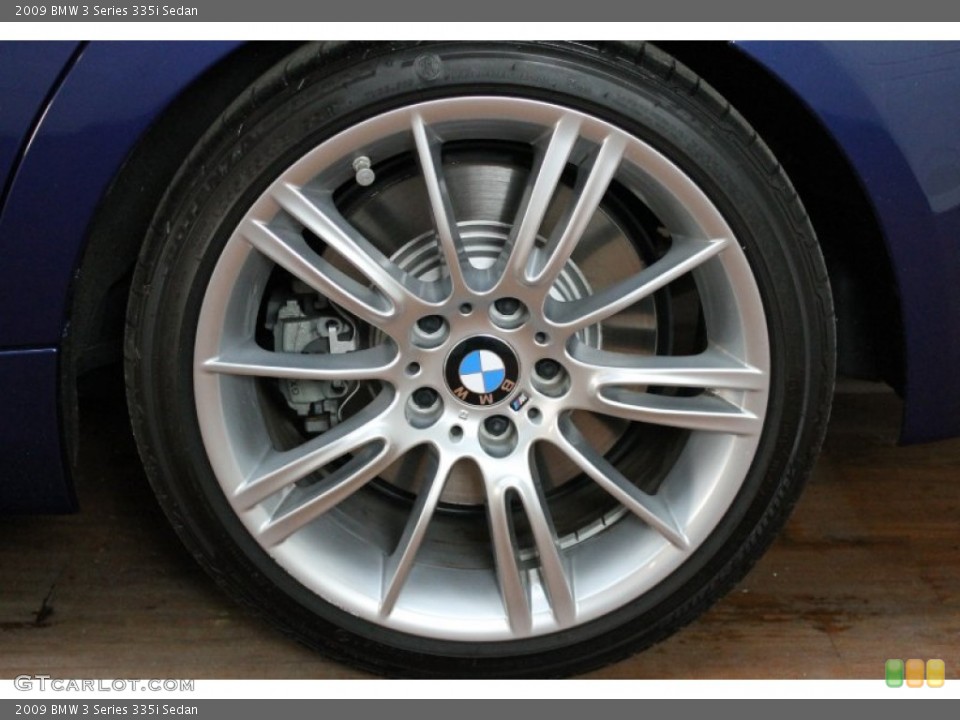2009 BMW 3 Series 335i Sedan Wheel and Tire Photo #76776738