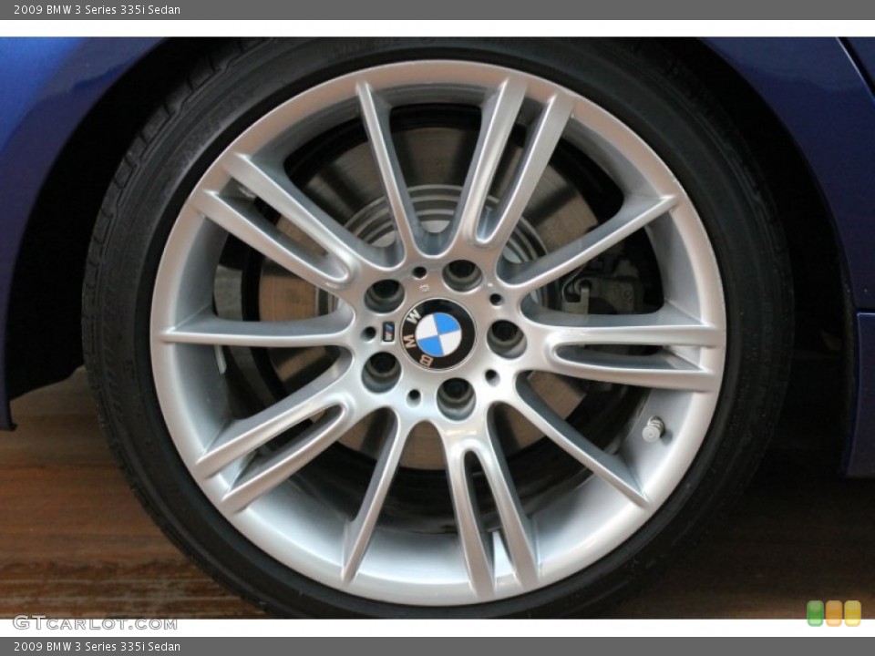 2009 BMW 3 Series 335i Sedan Wheel and Tire Photo #76776761