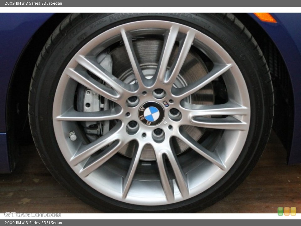2009 BMW 3 Series 335i Sedan Wheel and Tire Photo #76776774