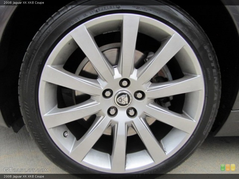 2008 Jaguar XK XK8 Coupe Wheel and Tire Photo #76782428