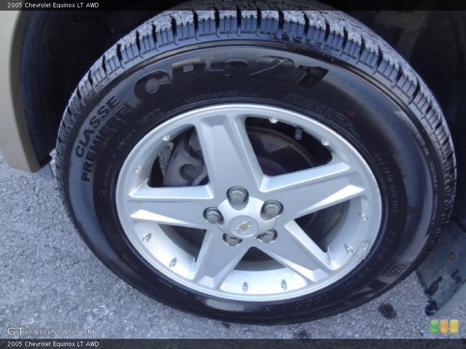 2005 Chevrolet Equinox LT AWD Wheel and Tire Photo #76791521