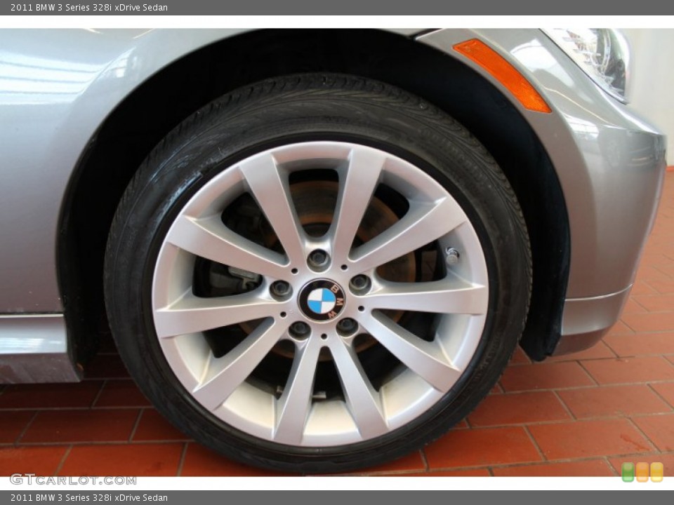 2011 BMW 3 Series 328i xDrive Sedan Wheel and Tire Photo #76792616