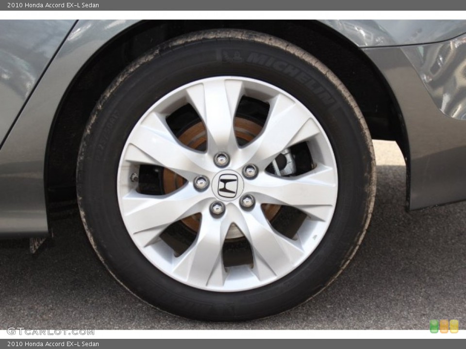2010 Honda Accord EX-L Sedan Wheel and Tire Photo #76795028