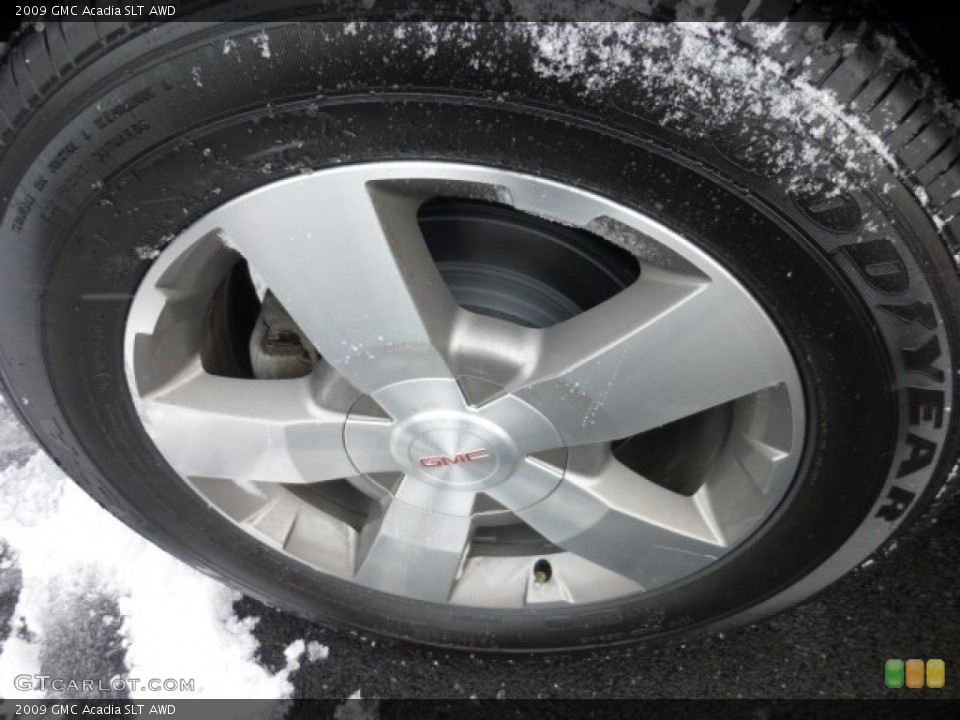 2009 GMC Acadia SLT AWD Wheel and Tire Photo #76795145