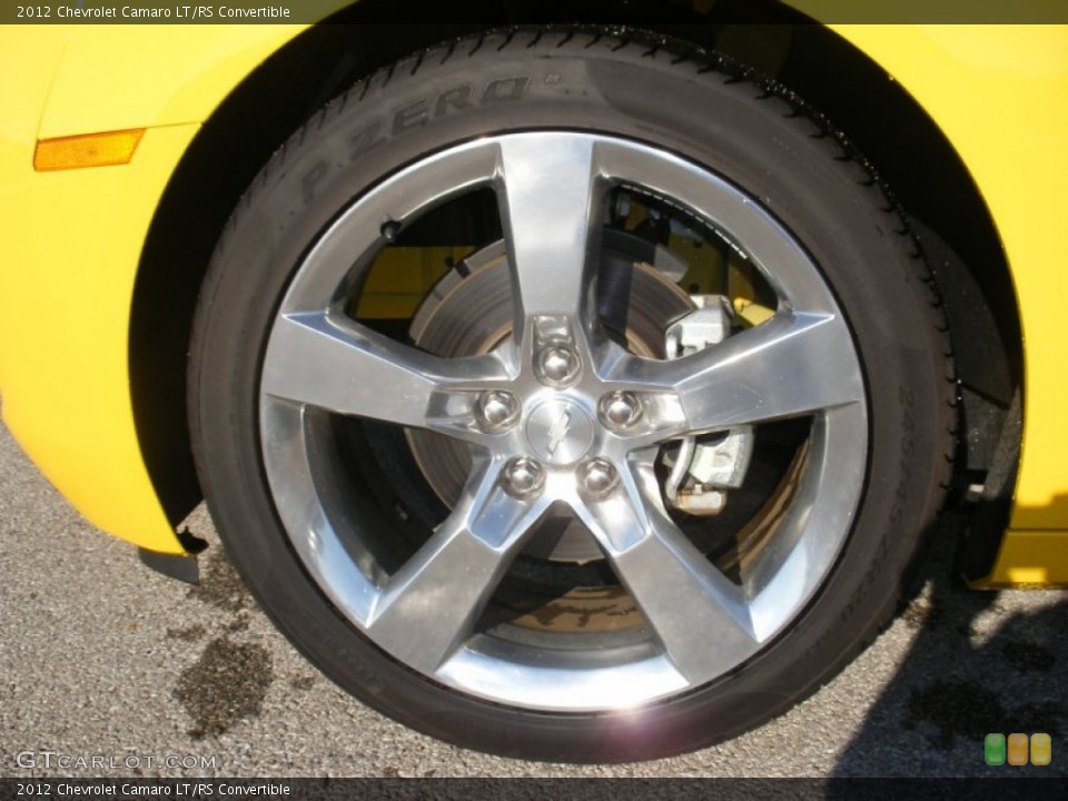 2012 Chevrolet Camaro LT/RS Convertible Wheel and Tire Photo #76797569