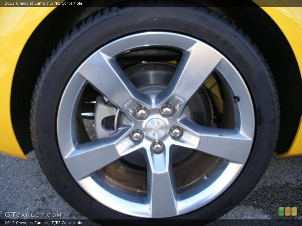 2012 Chevrolet Camaro LT/RS Convertible Wheel and Tire Photo #76797592
