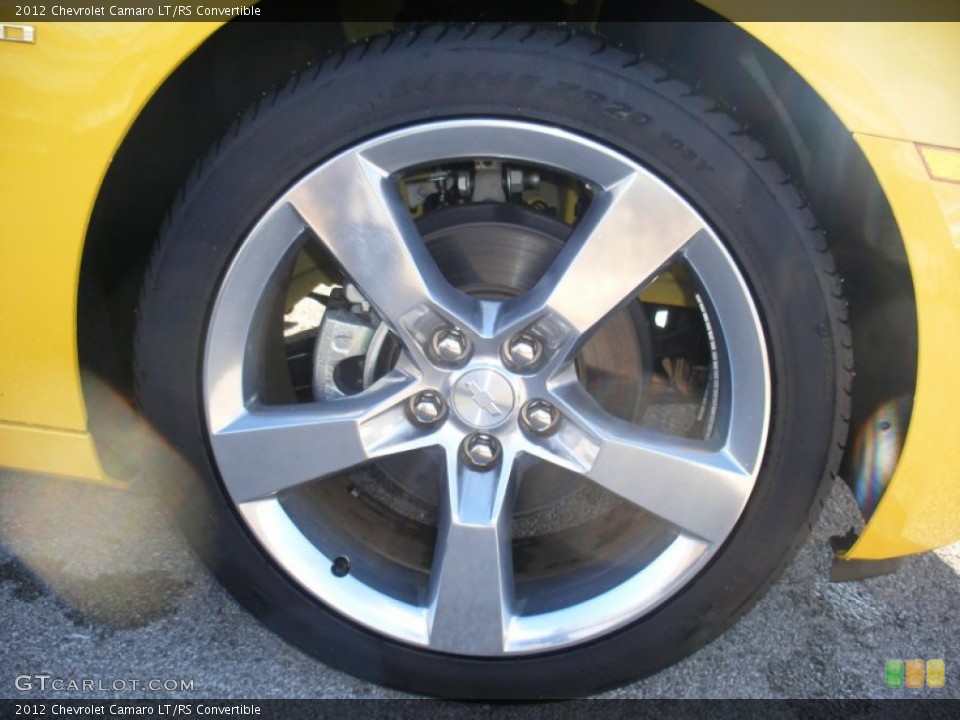 2012 Chevrolet Camaro LT/RS Convertible Wheel and Tire Photo #76797623