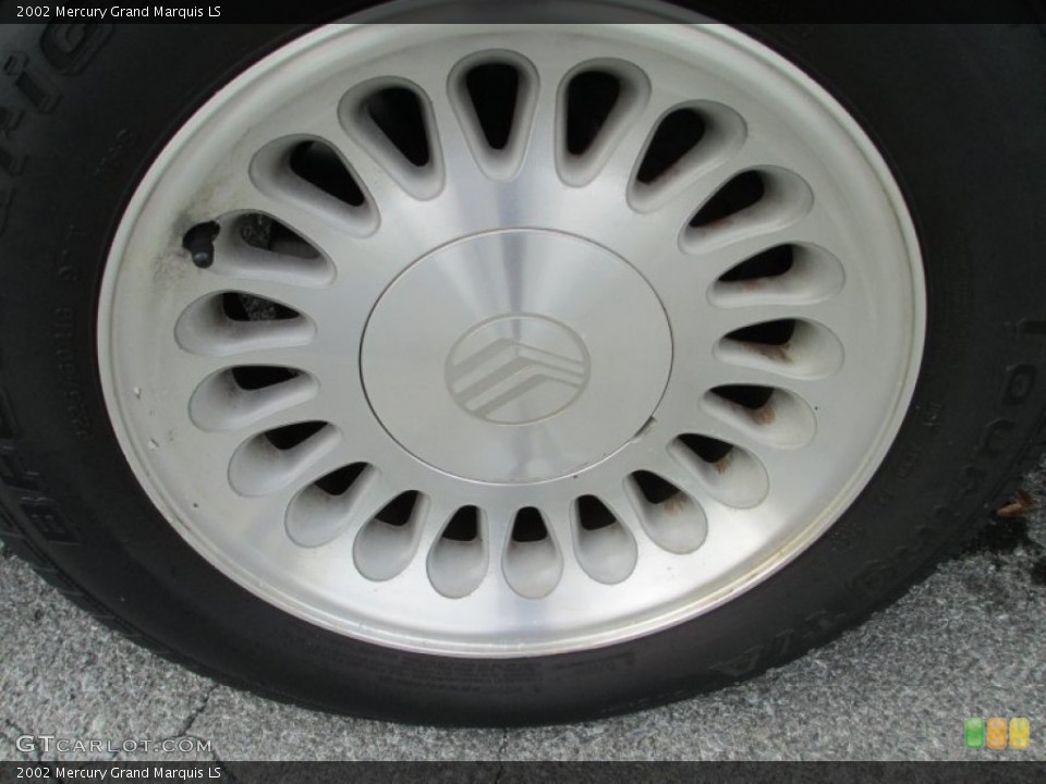 2002 Mercury Grand Marquis LS Wheel and Tire Photo #76805139