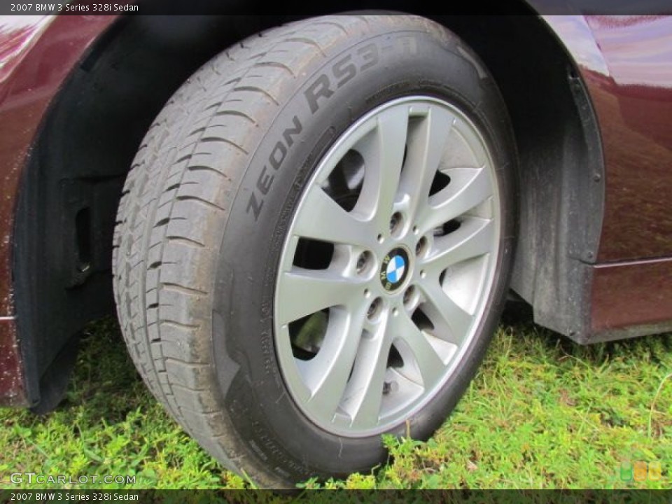 2007 BMW 3 Series 328i Sedan Wheel and Tire Photo #76805736
