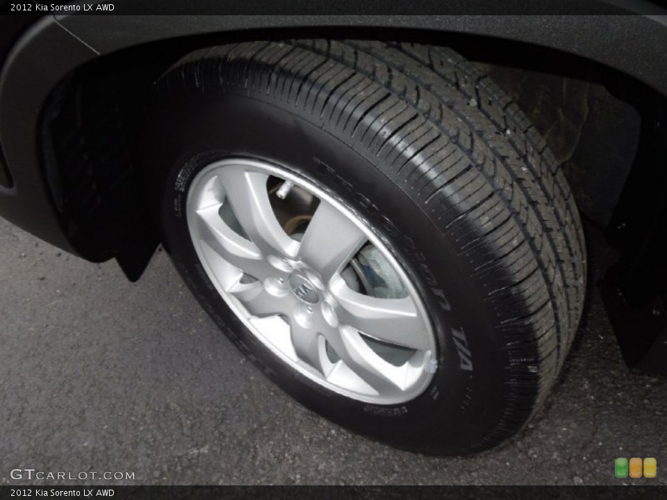 2012 Kia Sorento LX AWD Wheel and Tire Photo #76806514