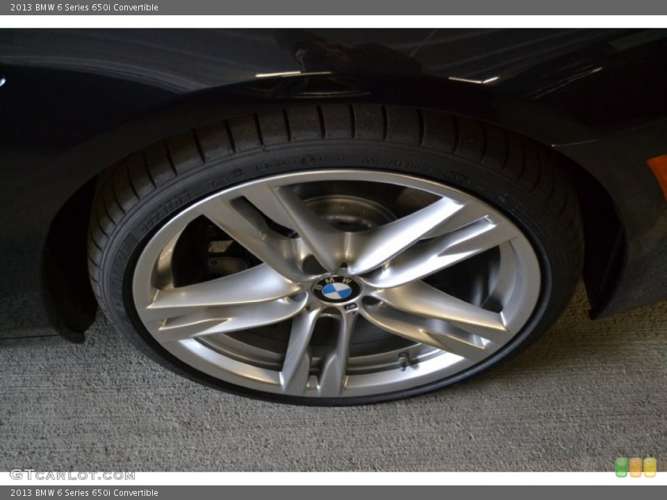 2013 BMW 6 Series 650i Convertible Wheel and Tire Photo #76807938