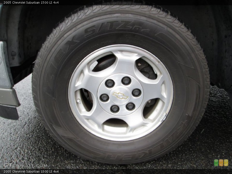 2005 Chevrolet Suburban 1500 LS 4x4 Wheel and Tire Photo #76809268