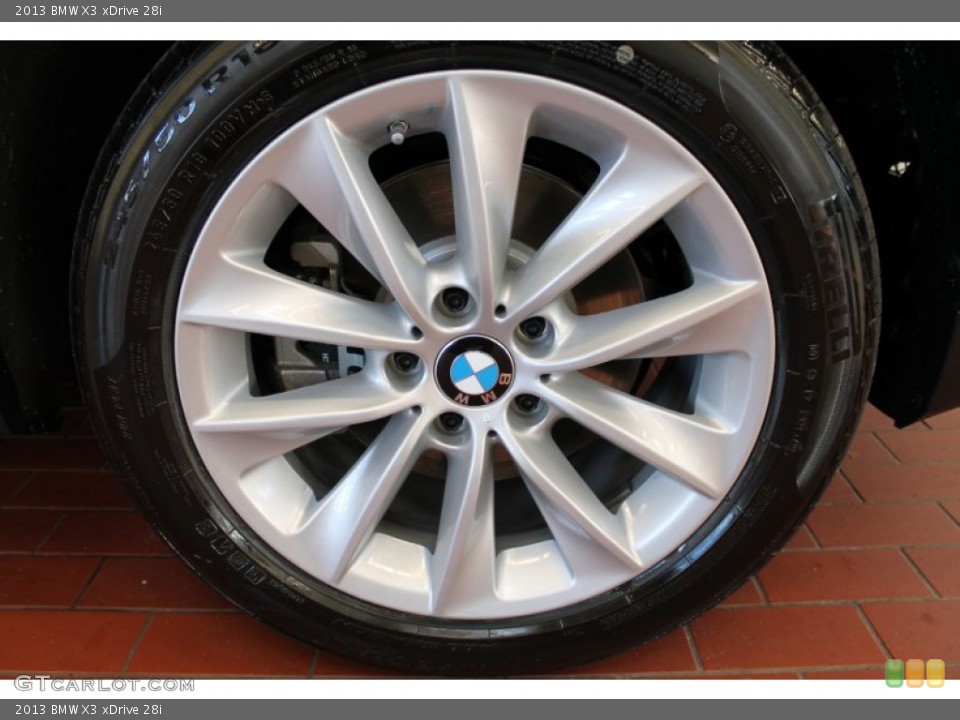 2013 BMW X3 xDrive 28i Wheel and Tire Photo #76811304