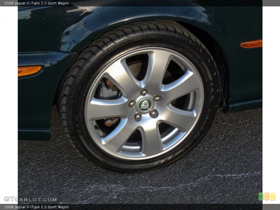 2006 Jaguar X-Type 3.0 Sport Wagon Wheel and Tire Photo #76818267