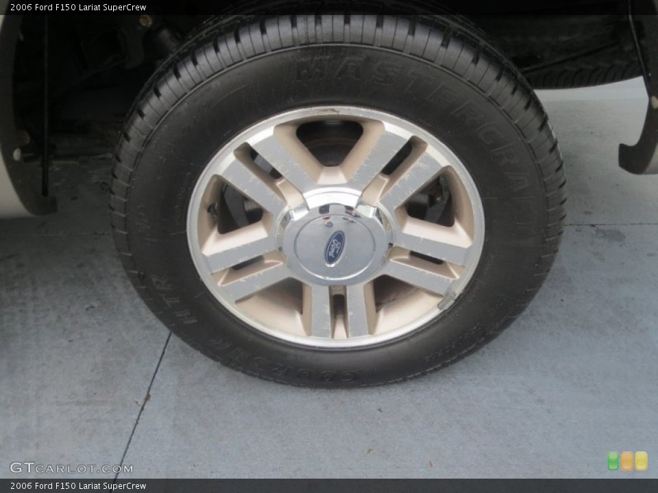 2006 Ford F150 Lariat SuperCrew Wheel and Tire Photo #76822058