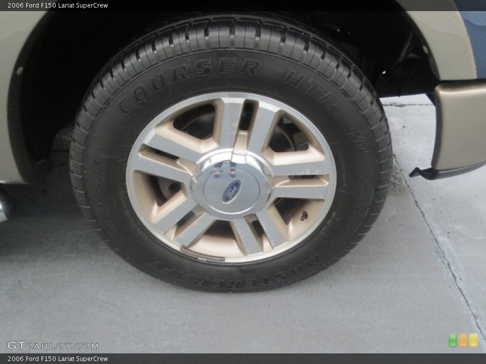 2006 Ford F150 Lariat SuperCrew Wheel and Tire Photo #76822108