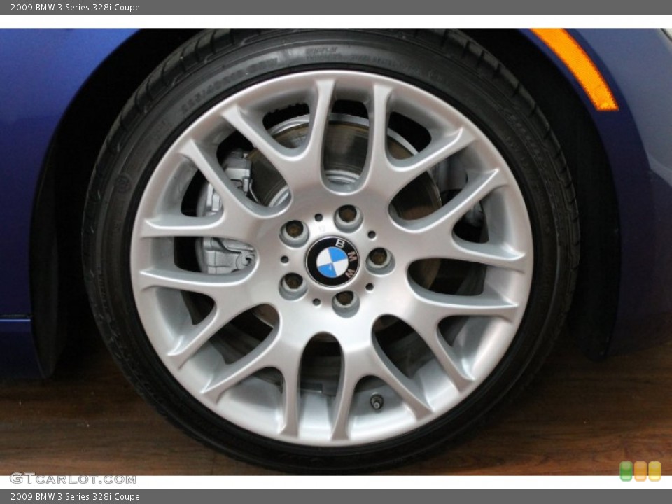 2009 BMW 3 Series 328i Coupe Wheel and Tire Photo #76822902