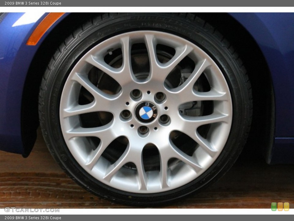 2009 BMW 3 Series 328i Coupe Wheel and Tire Photo #76822924