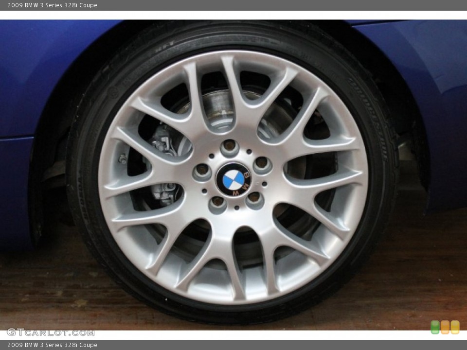 2009 BMW 3 Series 328i Coupe Wheel and Tire Photo #76822949