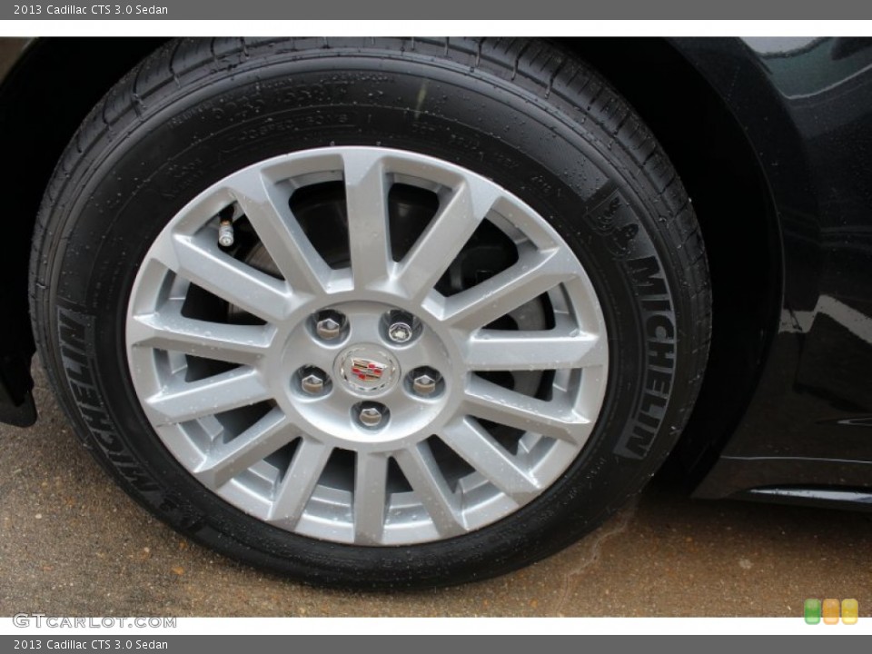 2013 Cadillac CTS 3.0 Sedan Wheel and Tire Photo #76824902